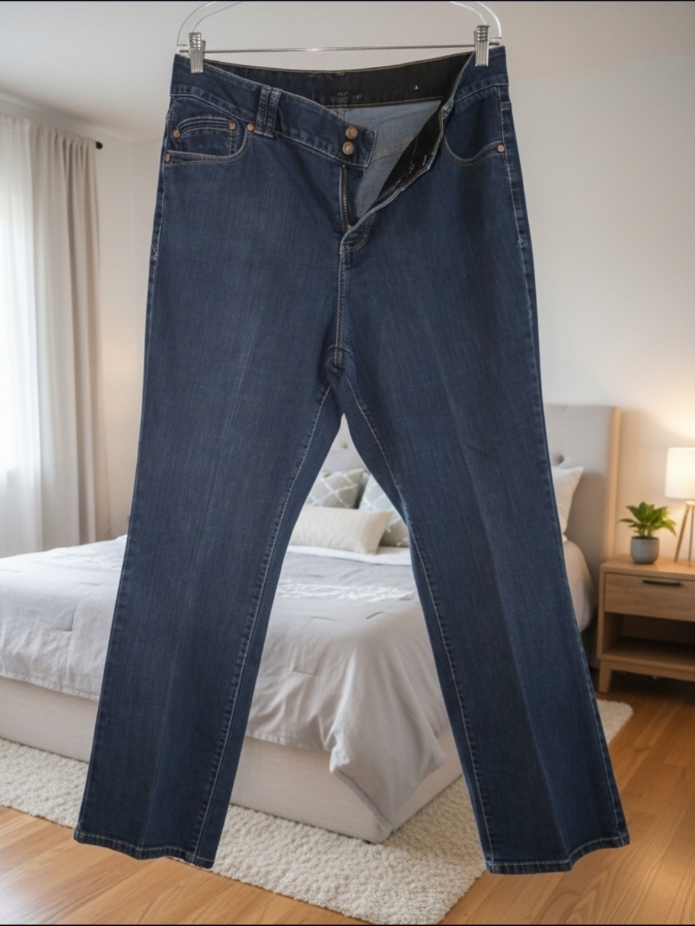 Lane Bryant Dark Blue Women's Straight Jeans